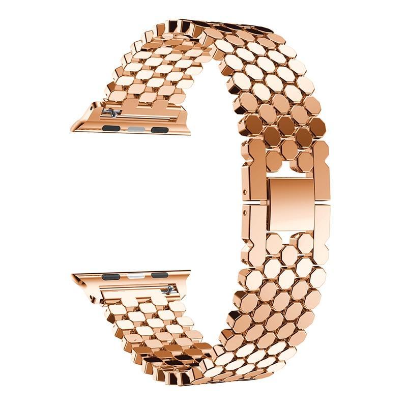 Stainless Steel strap For Apple Watch Band apple watch 4 3 band 44mm 40mm iwatch band 42mm/38mm link Bracelet watchband blet