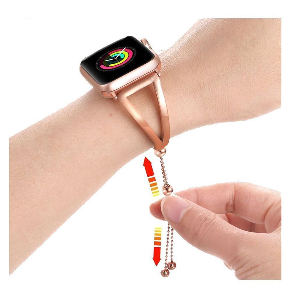 strap For Apple Watch 4 Band 44mm/40mm Band corres 316L Stainless Steel iwatch 4 pendant wrist Bracelet watchband belt