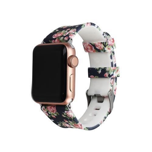 Silicone Sport strap For Apple Watch band 42mm 38mm correa Iwatch series 4/3/2/1 44mm/40mm wrist bracelet watchband belt