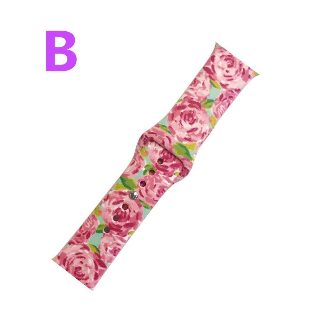 Silicone strap For Apple Watch band apple watch 5 44mm 42mm Iwatch series 5/4/3/2/1 40mm/38mm Wrist bracelet Rubber belt correa