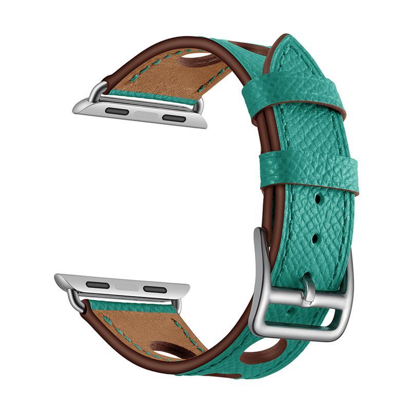 Genuine Leather strap For Apple Watch band apple watch 5 4 3 44mm 40mm iwatch band 5 42mm/40mm Single Tour Bracelet watchband