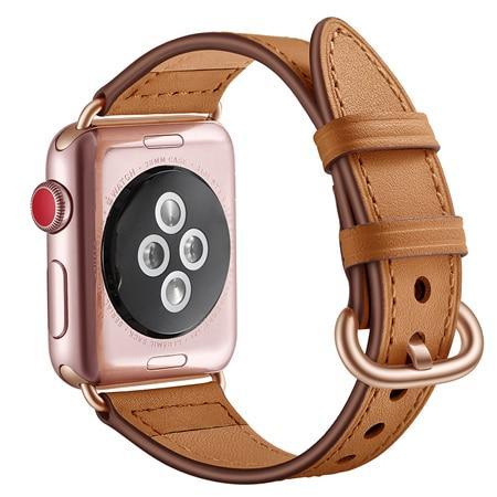Leather strap For Apple Watch band apple watch 5 4 3 band 44mm 40mm 42mm 38mm correa iwatch band 5 watchband clock bracelet belt