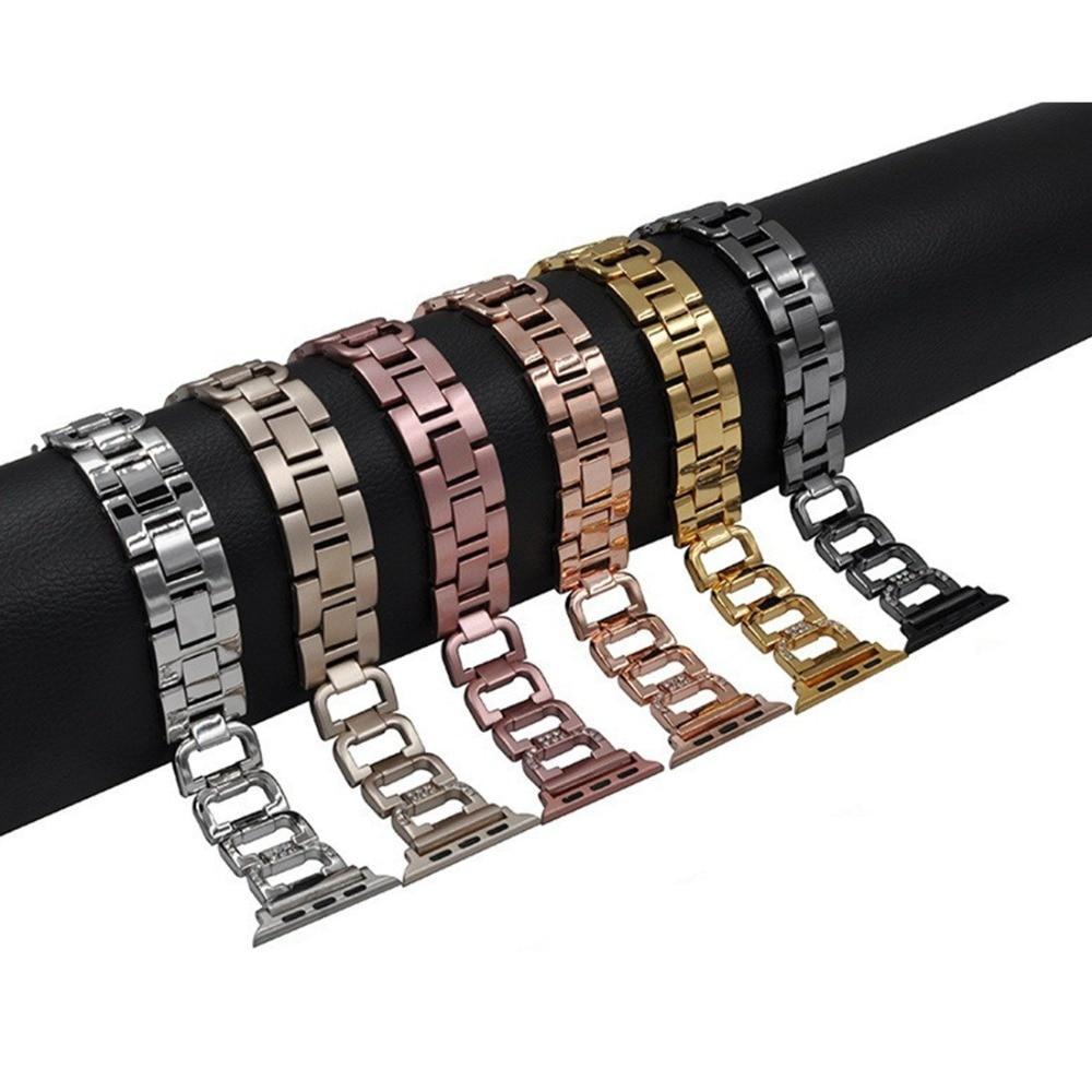strap For Apple watch band link bracelet apple watch 4 3 44mm/40mm  correa iwatch band 42mm/38mm Stainless Steel watchband belt