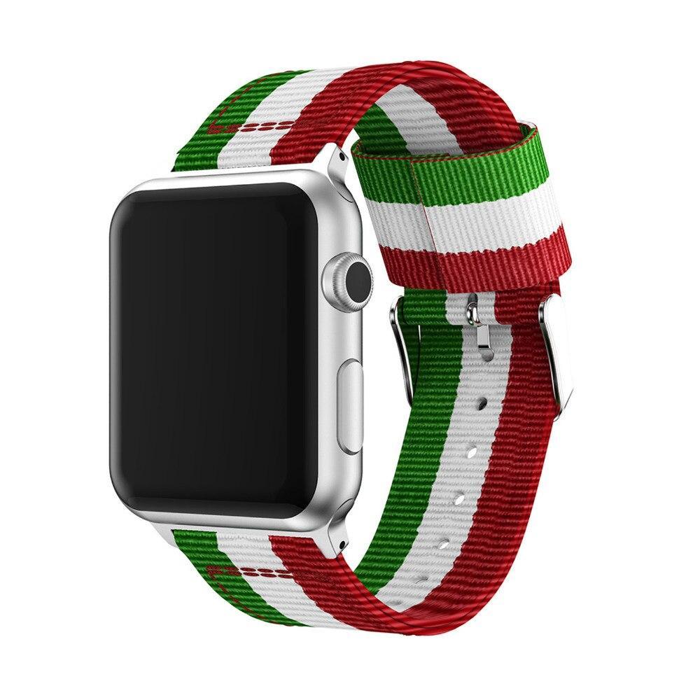 nato strap For Apple Watch band apple watch 5 4 3 band 42mm/44mm iwatch band 5 38mm/40mm correa woven canvas bracelet watchband