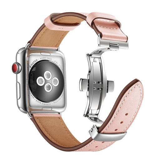 Genuine Leather strap For Apple watch band pulseira apple watch 5 4 3 44mm/40mm iwatch band 42mm 38mm correa Watchband bracelet
