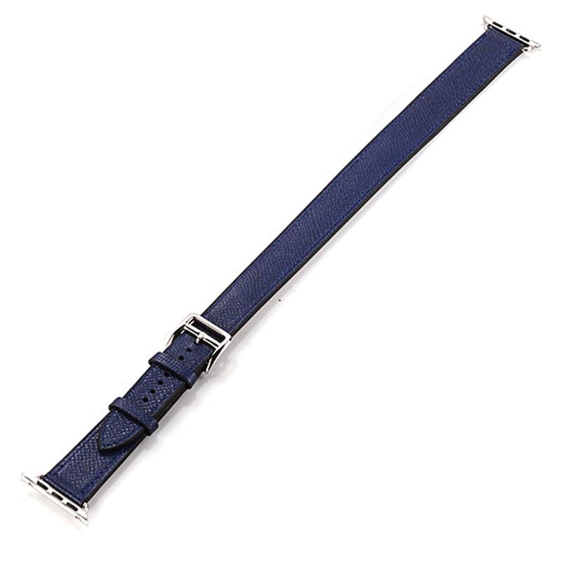 Genuine leather strap For Apple Watch 4 band 44mm/40mm correa iwatch serise 3/2/1 42mm/38mm Double tour wrist bracelet