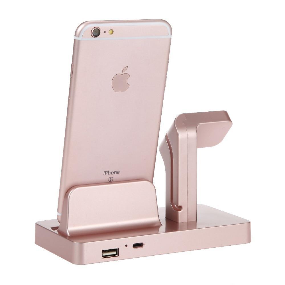 Watch Accessories For Apple watch 5 4 3 44mm 40mm iwatch 42mm 38mm charger Holder IPhone X 8 7/8 Plus 6S station