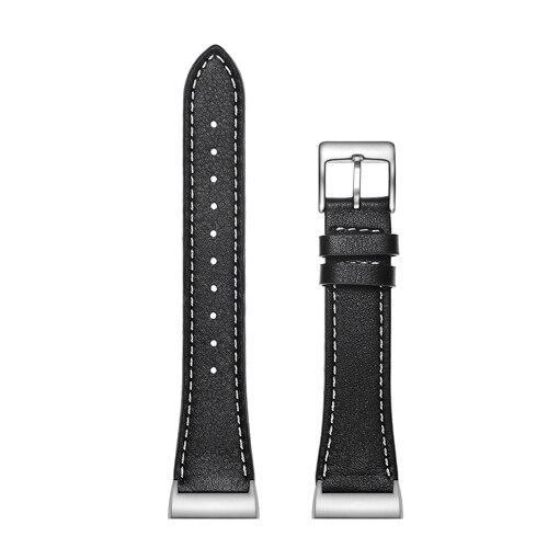 LNOP Genuine Leather strap for fitbit charge 3 band bracelet watchband divided into two styles Stainless steel buckle Wristbands