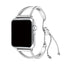 CRETED Strap For Apple Watch band iWatch 4 3 2 42mm/38mm/44mm/40mm correa stainless steel cuff strap girl fashion design chain