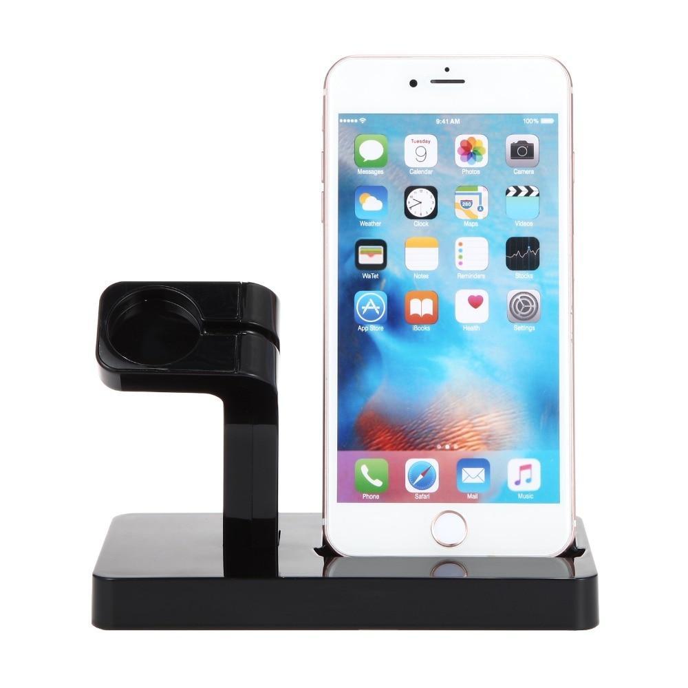 Watch Accessories For Apple watch 5 4 3 44mm 40mm iwatch 42mm 38mm charger Holder IPhone X 8 7/8 Plus 6S station
