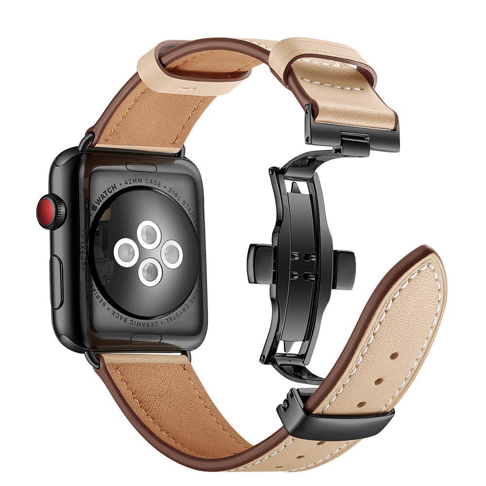 Genuine Leather strap For Apple watch band pulseira apple watch 5 4 3 44mm/40mm iwatch band 42mm 38mm correa Watchband bracelet