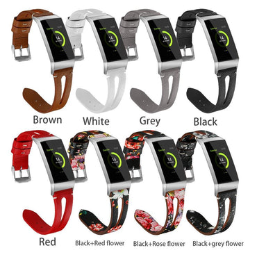 LXsmart New Fashion Leather strap For Fitbit Charge 3 band sport Smart Watch replacement Bracelet Belt wristband watch band