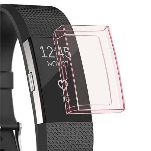 Soft Silicone Watch Case cover For Fitbit Charge 2 band  screen protector Ultra-thin Replacement protect Cases frame