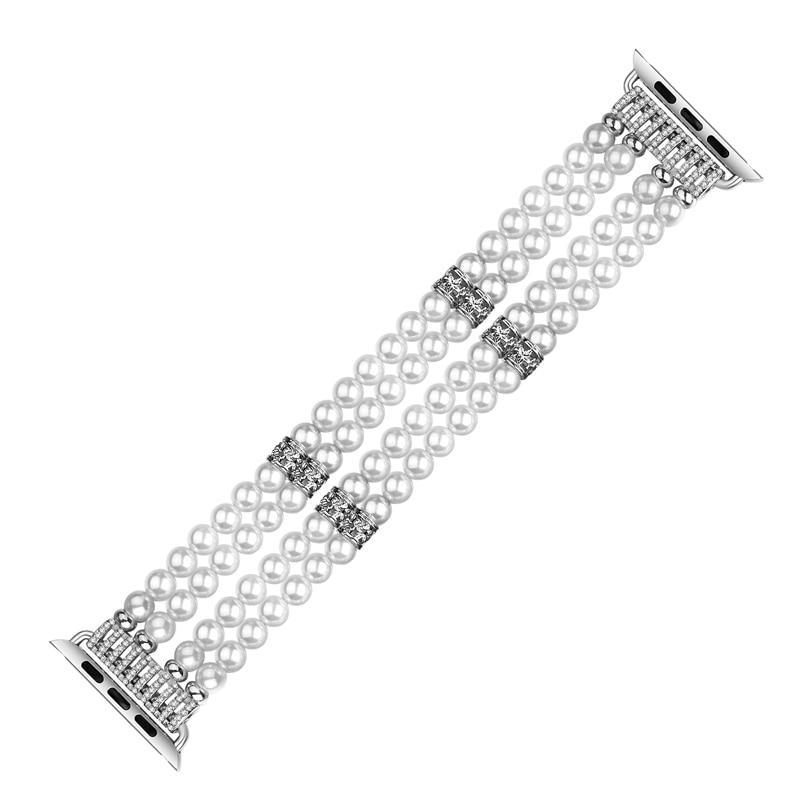 Natural agate band For Apple watch 4 44MM/40mm strap iwatch 4 3 2 1 42mm/38mm diamond wrist Bracelet women fashion belt