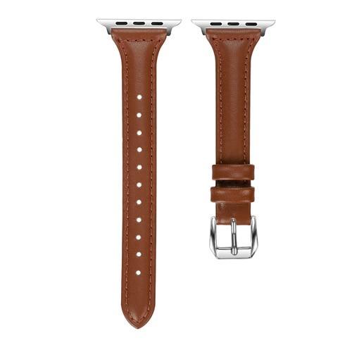 2018 Leather Strap For Apple watch band 42mm/38mm wrist band Iwatch series 3/2/1 bracelet belt stainless steel adapter