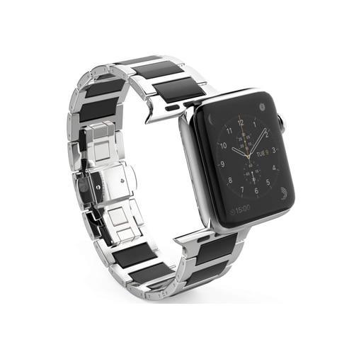Stainless Steel Strap For Apple watch band 5 4 44m 40mm iWatch Series 5/4/3/2/1 42MM/38MM Ceramic  Link Bracelet belt correa