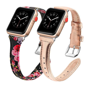 EIMO leather Strap for apple watch band apple watch 4/3/2 iwatch band 42mm/38mm/44mm/40mm slim leather bracelet correa watchband