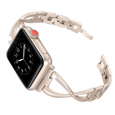 Diamond strap For Apple Watch Band apple watch 5 4 3 band 44mm/40mm Stainless Steel Iwatch 5 4 42mm/38mm Bracelet watchband belt