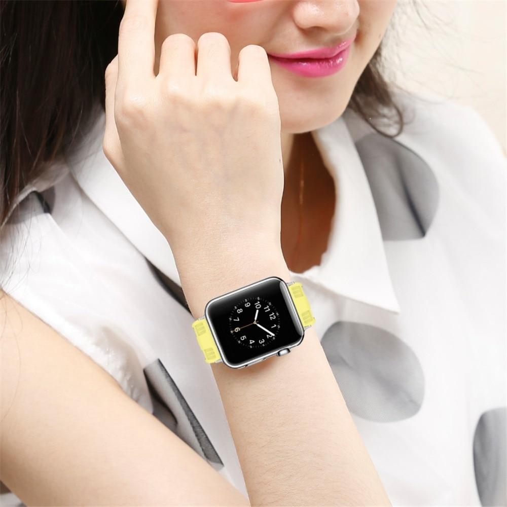 Sport Band For Apple watch 42mm 38mm Silicone strap Iwatch bands series 3 2 1 wrist bracelet watchband belt Accessories