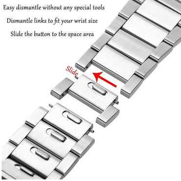 Stainless steel strap For Apple Watch band apple watch 5 4 3 44mm/40mm 42mm/38mm iwatch band 5 correa bracelet watch Accessories