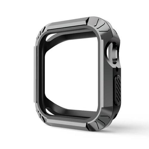Silicone Cover Case For Apple Watch 4 5 band apple watch case 44MM 40MM iwatch band series 4 full coverage Anti-fall bumper