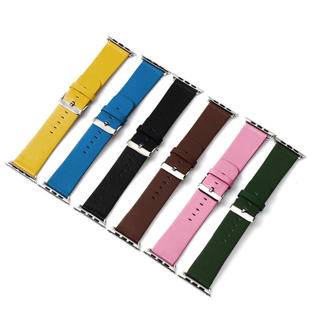 Genuine Leather strap For Apple Watch band pulseira apple watch 5 4 3 band 44mm/40mm correa iwatch band 42mm/38mm Bracelet belt