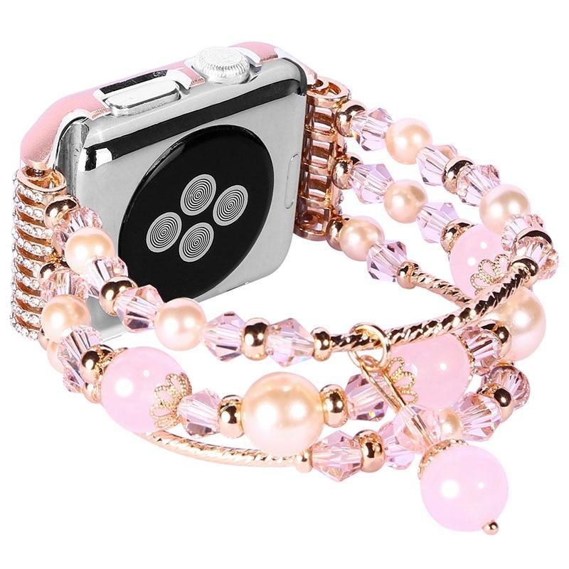 diamond strap For Apple Watch band 42mm 38mm Iwatch series 3/2/1 Shiny Rhinestones Agate wrist watchband bracelet belt