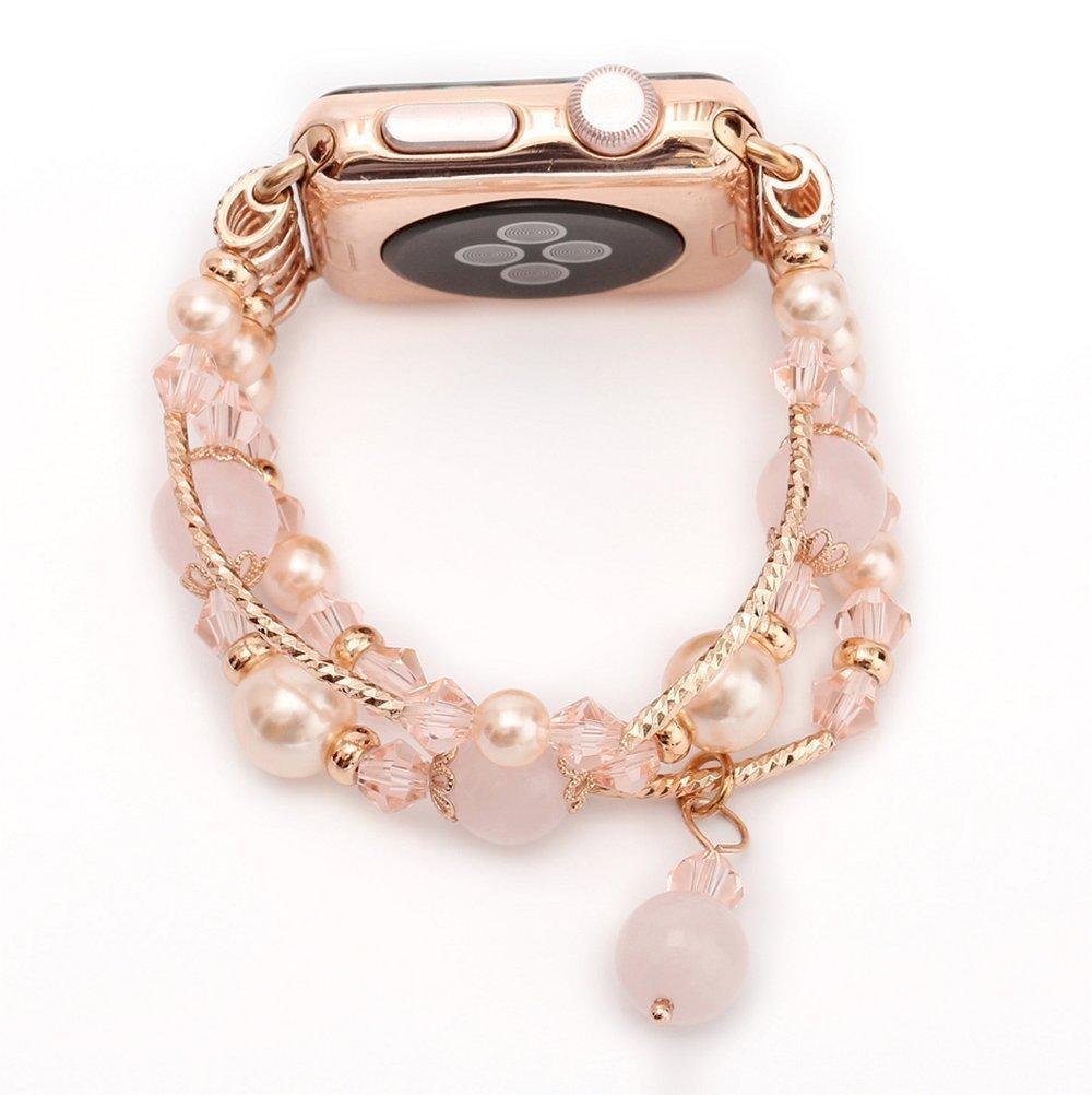 Luxury Agate strap For apple watch band apple watch 5 4 3 44mm 40mm iwatch series 5 4 3 2 1 42mm/38mm bracelet watchband correa