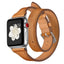 Genuine Leather strap For Apple watch 4 band 44mm 40mm correa iWatch Series 3 2 1 42mm Double Tour Wrist Bracelet belt