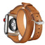 Genuine Leather strap For Apple watch 4 band 44mm 40mm correa iWatch Series 3 2 1 42mm Double Tour Wrist Bracelet belt