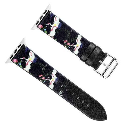 Leather strap for apple watch band 42mm 44mm correa iwatch series 4/3/2/1 40mm 38mm wrist watchband belt