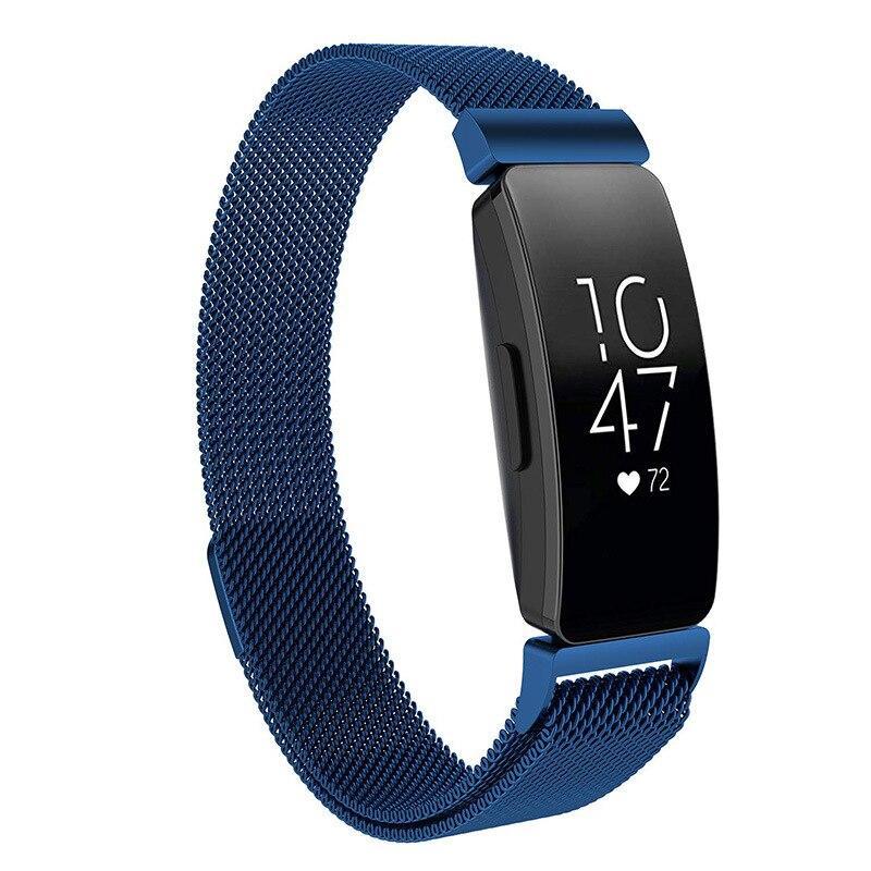 For Fitbit Inspire HR/ace2 Band Replacement Milanese Loop Strap Magnetic Stainless Steel Bracelet Betl for Fitbit Inspire