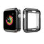 Silicone Case cover For Apple Watch band 42mm 38mm iwatch strap series 3 2  Soft Protect frame bumper protective shell