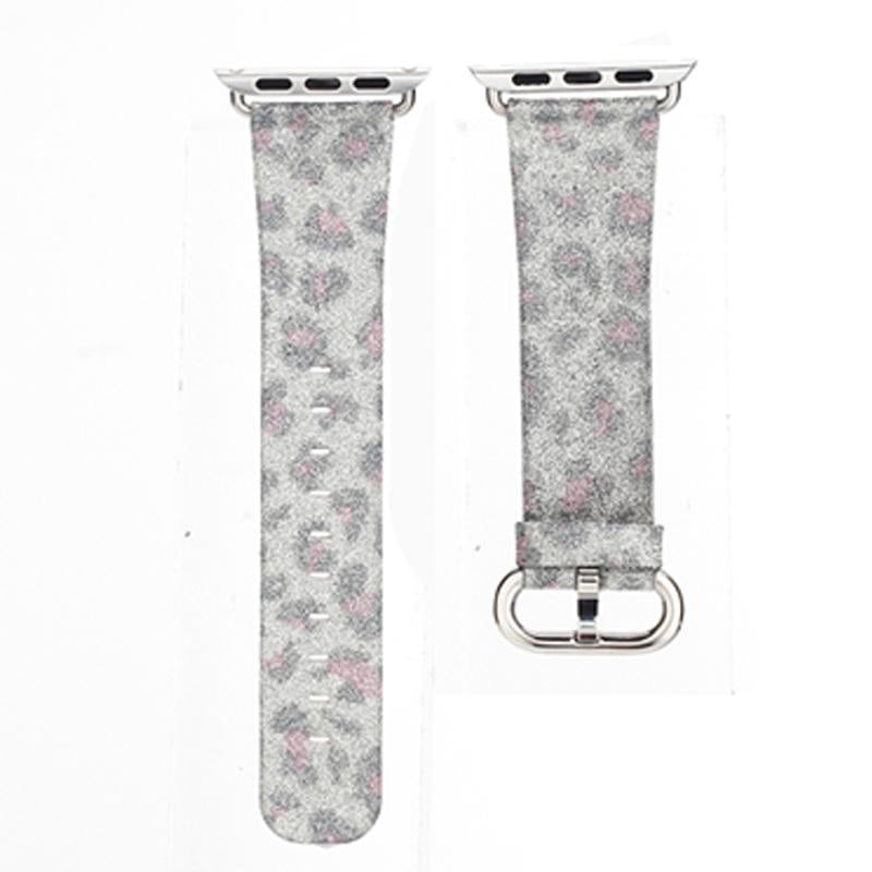 Leather watch strap for apple watch band 42 mm/38 Luxury Glittery Bling bracelet belt for iwatch band 1/2 Christmas gift