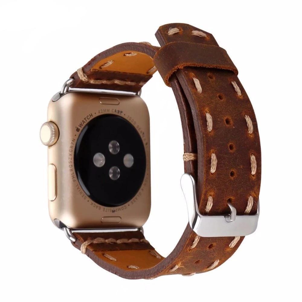 weave Genuine Leather Watch Band Strap For Apple Watch Band 42 mm/38 wrist watch replacement band for iwatch 2 1