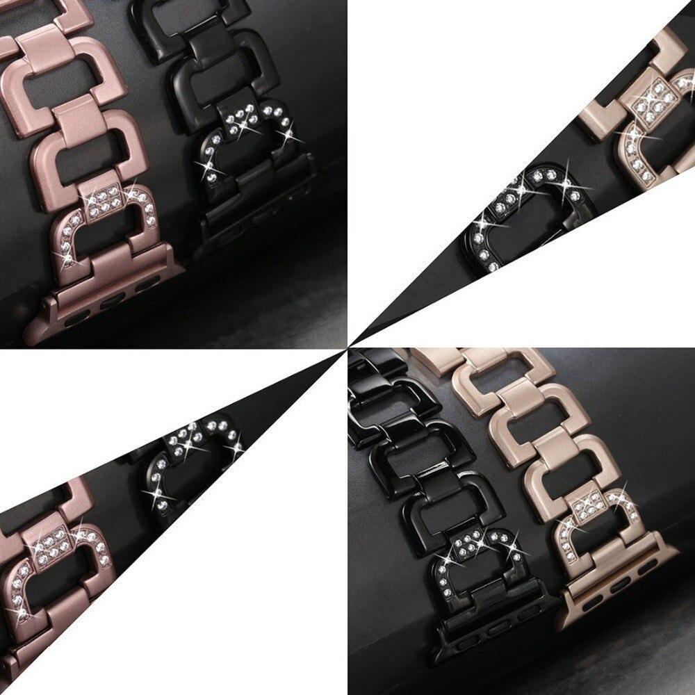 strap For Apple watch band link bracelet apple watch 4 3 44mm/40mm  correa iwatch band 42mm/38mm Stainless Steel watchband belt