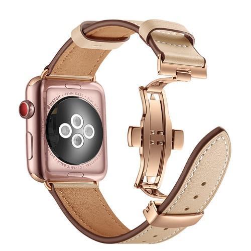Genuine Leather strap For Apple watch band pulseira apple watch 5 4 3 44mm/40mm iwatch band 42mm 38mm correa Watchband bracelet