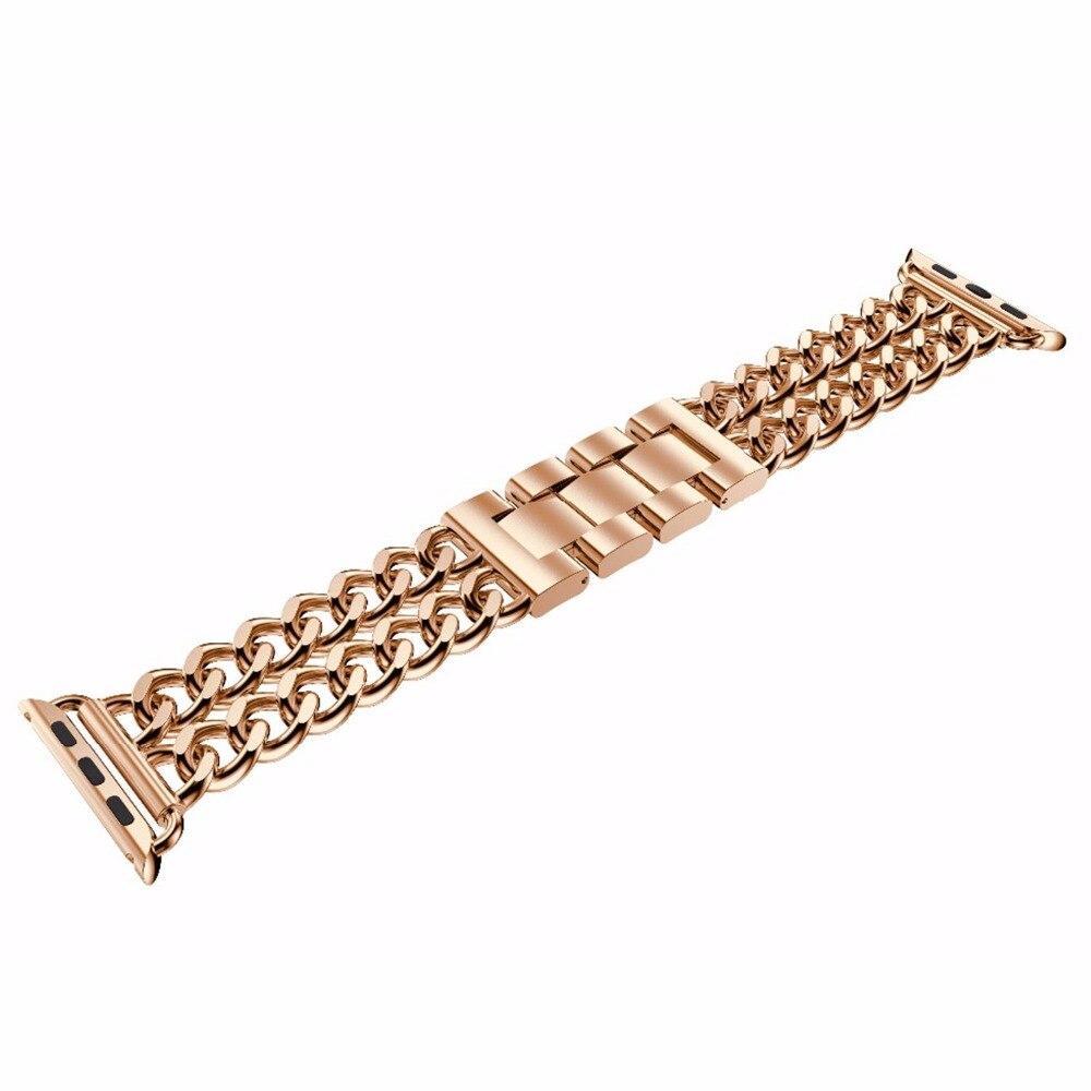 Stainless Steel strap For Apple Watch series 4 band 44mm 40mm iWatch 3 2 1 42mm/38mm Link Bracelet Wrist watchband belt
