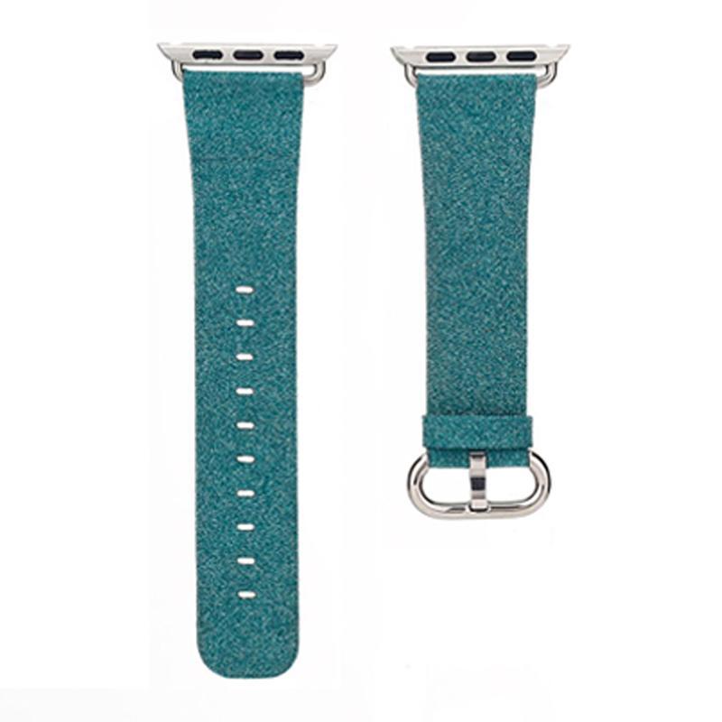 Leather watch strap for apple watch band 42 mm/38 Luxury Glittery Bling bracelet belt for iwatch band 1/2 Christmas gift