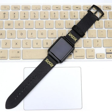 Leather Crazy Horse strap For Apple watch 4 band 44mm 40mm Iwatch series 4 3 2 1 42mm/38mm wrist watchband bracelet belt