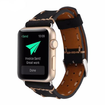 weave Genuine Leather Watch Band Strap For Apple Watch Band 42 mm/38 wrist watch replacement band for iwatch 2 1