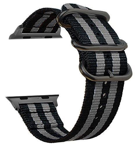 Nato strap For Apple watch band apple watch 4 3 5 band 44mm 40mm 42mm 38mm iwatch band correa woven nylon Bracelet Watchband