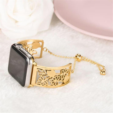 stainless steel Strap For apple watch band apple watch 5 4 3 band 40mm 44mm Iwatch 5 4 38mm 42mm diamond Bracelet watchband Belt