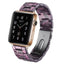 Resin strap For apple watch band apple watch 4 3 44mm/40mm 42mm 38mm iwatch band women bracelet stainless steel buckle belt