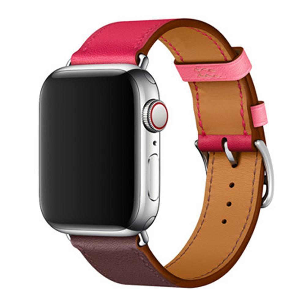 Leather Strap For Apple Watch band herm Pulseira apple watch 5 4 3 44mm 40mm  iwatch band 42mm 38mm correa watchband bracelet