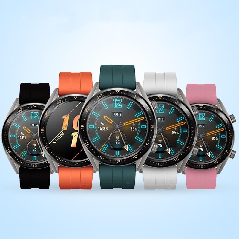 Huawei Watch GT Strap For Samsung Galaxy watch 46mm Gear S3 frontier/classic Amazfit bip Strap silicone 22mm watch band