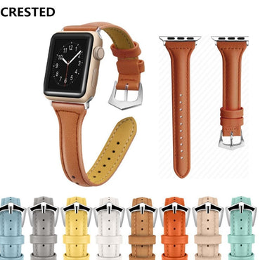 Leather strap For Apple Watch band series 4 44mm 40mm correa iwatch 3 2 1 42mm/38mm Wristband bracelet belt Watchband