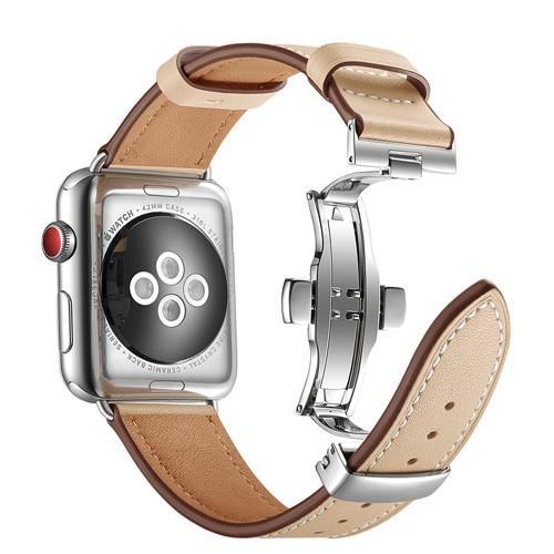 Genuine Leather strap For Apple watch band pulseira apple watch 5 4 3 44mm/40mm iwatch band 42mm 38mm correa Watchband bracelet