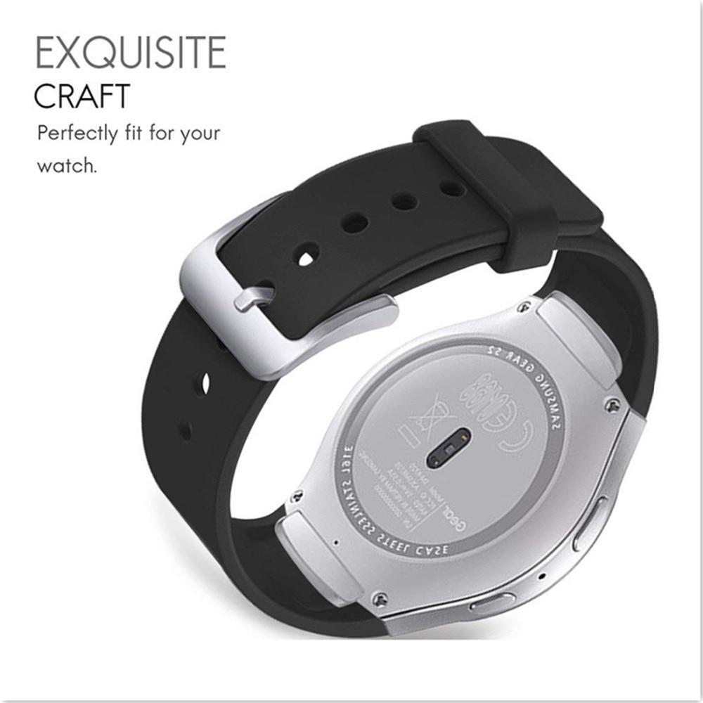 Sport Strap For Samsung Galaxy Gear S2 band R720 R730 Smart Watch Band Silicone wrist bracelet correa watchband belt