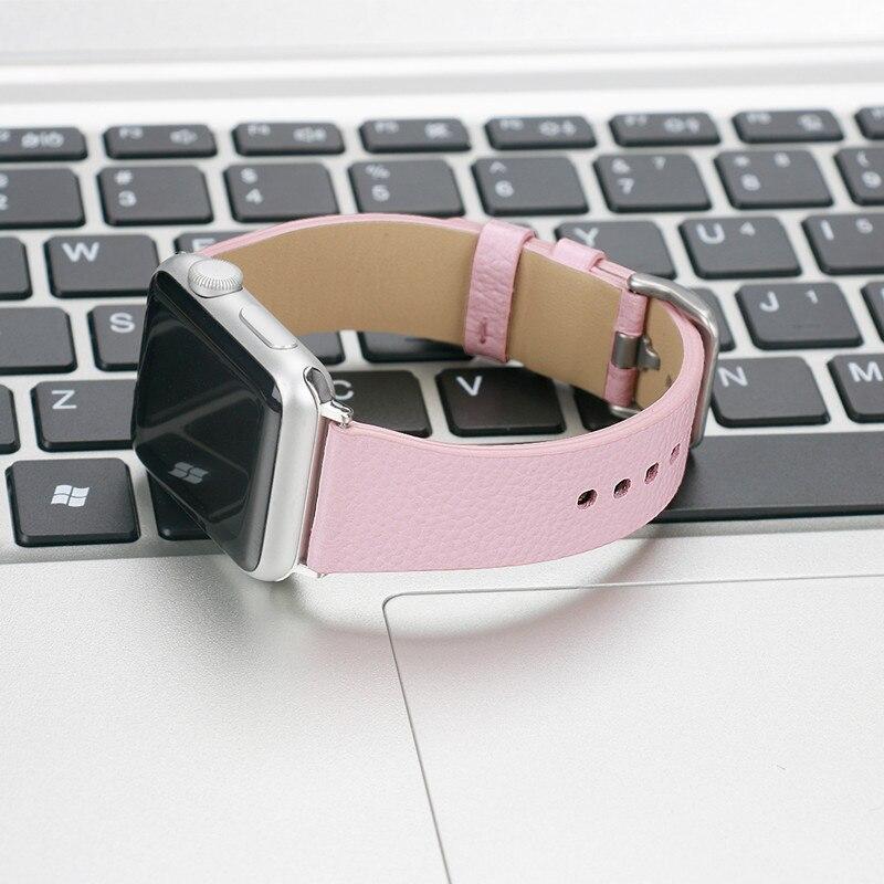Classic Leather Strap For Apple watch band iwatch series 3 2 1 42mm 38mm Wrist bands bracelet watchband belt Accessories